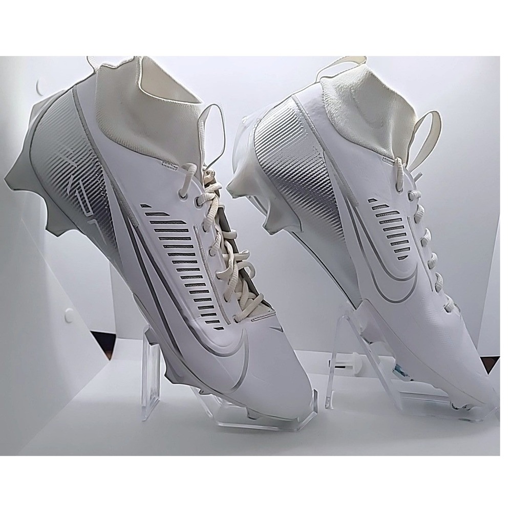 Nike Vapor Edge Pro 360 Football Cleats Men 13 White Silver AO8277-100 Athletic
